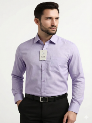 Men's Full Sleeve Shirt - Purple