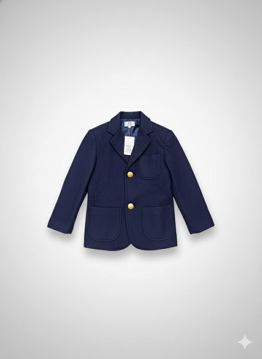 Blazer - Aloysius Woolen - Navy Blue